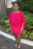 Thank youuuuu lulus. All my life I've been denied the opportunity to wear a back out, plunging neckline... basically anything that doesn't allow me to wear a bra was a No No! "Omg I can actually say wasssss". 
Having a 34DD chest I need the support. This was the first dress I've everrrr worn, with my back fully out and I felt secure and LIFTED. The secret is the lining, the dress has an elastic lining that is a dream for us busty girls. Believe me, the day I got my dress, I shared with my friend, I was like "the day has come!"
My only issue with the dress is that I wish it was a little longer because it tended to ride up a bit and I wore it to a wedding so I wanted a little more conservative look since I knocked them out with the back work. But if you're headed to the club... girl show off that back and them legs.
I got SOOOO many compliments at the wedding, the bride even complimented me on her special day. I'm definitely buying another one or two or...  The best has come and it's this dress. Moreeee please! - Sherial H.