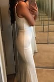 I used this dress for my wedding celebration aboard a cruise ship. It's very comfortable and the material is stretchy. It worked beautifully! - Gisela G.
