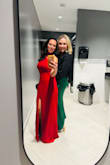 This dress was absolutely gorgeous in the photo and on. The cut was unique in the slip height was just right. The dress was a little long, and pinning it up did help. I will get it tailored before the next time I wear it. - Rachel S.