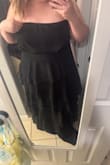 I was drowning in this dress. I think it's meant for much bigger chests! Beautiful fabric though, just way too big and long. - Julia S.