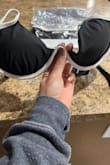 Way too small, there is literally no cup support. It just lies flat if you're larger in the chest; no way it will work. Also can tell this is an issue because my package has obviously been returned before there is the same bag and it's been taped several times. I honestly did read the reviews before I purchased, and there are so many that say this runs way too small. - Tiffiney M.