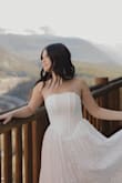 This dress is absolutely stunning! I wore it for my elopement in the mountains! - Charity J.