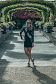 I got this dress for my death to my 30s event in Sonoma. The dress was exactly like the photos but I would recommend going up a size. The arms were tight and I could barely raise them above shoulder height. I was on a time crunch and would have reordered a bigger size if I had time. - Lindsey T.