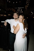 Order this for our engagement party. I am usually a size large, but I had to order XL. It was a little big around my arms, but it fit everywhere else. I ordered this on a whim and it ended up being my fave out of all the dresses I ordered. It was perfect, classy and elegant! - Chloe B.