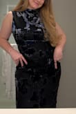 The dress fit me perfectly. There were no areas it was tight or snug and the dress still ripped. I bent over to sign a letter and the side of the dress ripped. I am so disappointed. - Jessica A.