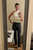 Love, love, love this top. I can put a blazer on and wear it to work, or dress up and wear it out. One of my favorite new pieces of clothing! - Lauren M.