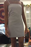 If you are on the fence, definitely buy this dress!!! It is super flattering in every way -- I've always wanted a dress like this that wasn't actually body con but hit every curve of the body in the right way and this one fits the bill. It's chic and can be dressed up or down, the color is classy as hell, and the a-line cut seals the deal. - Jasmine S.