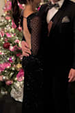 The dress fit great! Everything about this dress worked for me. I wore it with heels so I wouldn't step on it. - Bre A.