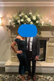 I wore this dress to a wedding this past weekend, I got so many compliments on it. It truly highlights an hourglass figure. I wore shapewear with strapless bra, I felt amazing. The hi-low length was perfect and even though the dress is 'thin' in nature, it was the perfect dress to dance in all night long - not heavy at all. - Tenley M.