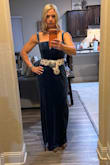 If you want people complimenting you all night, order this dress.
I wore to a work Christmas party on a ranch. I added some "boho western accessories" to finishe off the look.
Fits well in all the right areas. I'm very small chested so my only suggestion for fellow IBTCs, add some filler, padding, strapless bra that works or whatever it is that we do these days. I didn't have anything that worked well and ended up taking the sticky padded fake boob thingys out while at the party& - Carmen R.