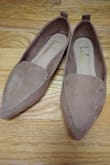 They fit true to size, but they look big when I wear them. I wore them only twice and the material already looks bad and the shoes have become wider. Definitely not expected at this! - Alexandra O.