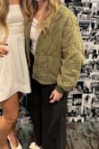 the jacket is the perfect length. It's warm and very durable! I bought this jacket towards the end of 2022. It's now the end of 2025, and it is still my go-to jacket for all events. (First pic was the day I got it, and second pic is from last weekend) - Taylor B.