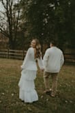 This dress is AMAZING. I purchased it for my engagement photos, and it was everything I wanted and more. The fit is great and true to size, the material is great quality, and I was able to steam it with no issues. I give this dress 5 stars and would 100% recommend!! - Sarah B.