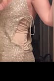 I am so frustrated and disappointed with this dress. I ordered it once for a Christmas party, and it came missing sequins.  I then reordered it again on Cyber Monday for a great deal, excited and hopeful that the second time around it would come as I ordered. Unfortunately, the dress came completely ripped on the same side and tearing up the seam. I am unable to return the second dress due to it being 50% off for Cyber Monday and final sale, but I will absolutely not be buying from Lulu's again as they have now wr - Annie O.