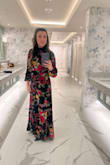 I really liked this dress. I felt elegant and sexy all at the same time. I received so many compliments, and the dress fit the aesthetics of the event space. It was great to have long sleeves for a winter holiday event, and the open back really made the dress! 
My one complaint: There is already a hole starting in the seam of the dress! I noticed it midway through the event. I'm sure I can put a stitch to it, but I'm bummed that there is already a hole, and I didn't make it through the entire evening. 
Overall, I loved the style, and it worked for my needs.  If you're looking for high quality and durability, this probably isn't the dress. - Allison S.