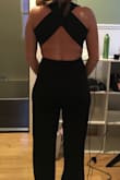 I've never worn a jumpsuit, but I loved this! I received so many compliments on it too. I have bigger hips, so it was a little snug there, but it wasn't uncomfortable. It was definitely long on me because I'm short, but it was perfect with 3 inch heels. - Kelly G.