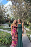The dress fit like a glove & length was perfect. So comfortable to dance in, yet elegant enough for a formal wedding. Love the color too! - Amy K.