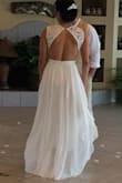 It was gorgeous! Such a fun dress . I was so pleased . The material was such great quality. - Lucy M.