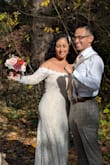 I was a little skeptical at first. I ended up buying this dress alongside three other dresses to try on for my elopement. After several try-ons between all the dresses, I felt most comfortable and most beautiful in this dress. My family and friends also witnessed my try-ons and agreed that this was the dress. - Jasmine A.