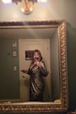 This dress fits me like it was tailored. It's gorgeous and comfortable. I was nervous about the sequins getting caught on everything, but really, only the underarm area catches a bit on my sides. It's minimal though. I was among a sea of women in gorgeous sequin dresses last night, and got so many compliments on this dress! - Rebecca C.