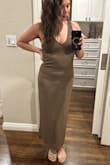 Love this dress set. I wore the set for a casual dinner but still felt elegant. I got many compliments on the dress. Additionally, since it's a set, I can mix and match the dress and the sweater with other pieces. - Jen C.