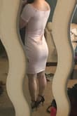 This dress is everything I hoped for. I wish it was available in more colors so!! The material is so comfortable and the sleeves sit perfectly on my shoulders. I can't wait to wear this out somewhere! - Eva U.