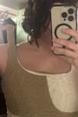 Got size suggested and it's loose across my back, and the straps are way too long. The lining only goes from the chest to a few inches above the belly button, and it is constantly rolling up to where you can see it above the top of the dress - Kate S.