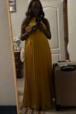 Love everything about this dress! I am eight months pregnant, so I was contemplating ordering a size up from my usual size, but I decided to stick with the usual and ordered a Medium, and Lulus absolutely did not disappoint!! - Bee G.