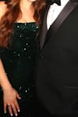 I wore this dress to a Mardi Gras ball, and it was perfect! It fits true to size. I loved it! - Alana A.