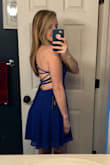 I'm wearing this dress to a spring wedding.  It's gorgeous!  I love the back detail.  Very elegant and classy. - Jennifer B.