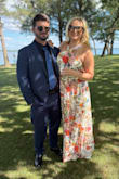 Out of the four dresses I purchased, this one was a total winner! I felt comfortable and amazing at the wedding I attended over Labor Day weekend! Even with heels and being 5'7, I probably could have hemmed an inch or two off the bottom. - Amanda C.