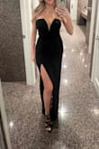 Perfect for wedding. Runs a little big mostly in the top area. Kept folding over at crease, but it was stunning. I ordered 6 dresses, and this was the top contender! - Stephanie P.