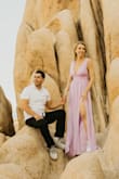 This was the perfect dress for our engagement photoshoot! Comfortable, fits true to size, and long enough for me (I'm 5'10" and it's hard to find dresses that are long enough). LOVE it! - Francine H.
