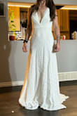 I tried on multiple dresses in boutiques. Thought I found my dress till I dried this one on. It was exactly what I wanted. A touch of alterations and and some cup incerts and it will be perfect - Bonnie A.