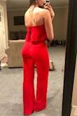 I want the black one so bad!!! I typically wear a 6/8 & the 6 fit well. It has plenty of stretch and a longer inseam for me to be able to wear 3" heels. The red will look great in Vegas but I probably won't have anywhere else to wear it which is why I would prefer the black. - Shannon D.