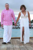 I wore this dress to my husbands destination 50th Caribbean birthday party and our 20th anniversary dinner and the dress was amazing.  Again because I am short I had to have the back taken in by a tailor. Loved it only wore it once. - Claudia P.