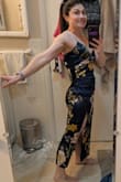 The material is light and lays beautifully. I was nervous the fabric would be too thin, but it still felt like a quality dress. I was also nervous the top would be too loose, but that felt great, too. I'm so excited to wear this for a wedding in Jamaica and am hoping to find a few other excuses to wear it after that. - Erin B.