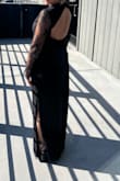 Had to get it hemmed a few inches and shorten the lace on the sleeves, but it was very comfortable, and I received MANY compliments all night! - Erin A.