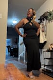 I wore this dress for my husband's work dinner with his Navy colleagues, and it was a big hit! So classy and it fit just in the right way! - Vimbo W.