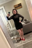 I love this dress! It is a perfect combination of elegant and sexy! It fits perfectly and was great for a "little black dress" vibe. I wore it to a comedy show in Seattle, and it was perfect! Great price, and I can tell it was made very well with quality fabric. Will definitely be ordering more from Lulu's! - Mary K.