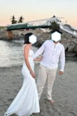 Me encantó! La calidad se siente bien, es muy elástico y cómodo así que se ajusta y sienta muy bien. Un vestido precioso para una boda algo casual. Mido 1,68 cm y peso 59 kg (no sé si mis medidas en la pág están bien) - Ines I.