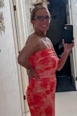 I absolutely love this color and how this dress makes me feel! Fit is fabulous. Color is beautiful. It stays up in the chest area, it has give and stretch, and the kick pleat or slit in the back gives you plenty of room to be up the move and walk. The ruching is flattering, especially in the stomach area for areas you want and maybe conceal. I give this dress an A+! Using it to wear in my sister's rehearsal dinner and probably some special birthday events this upcoming summer! Very appropriate for all events! Must have for a wardrobe! - Carisa K.