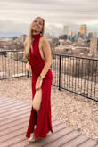 I bought this a few months ago to wear out on a solo date to the ballet, and it's been an inner fight ever since to stop myself from ordering it in every single color because it might be my FAVORITE fancy dress I've ever owned! I felt absolutely stunning, gorgeous, classy, and elegant in this. I wish I had more reasons to wear it. My boyfriend asked me to send him a photo of me in it so he could make it his background. If you're on the fence, just get the darn dress!!

ALSO, I'm typically between a S and an XS, and I found that this one ran large; I ordered a S, and it was too big in the chest and way too long (even with heels, and I'm 5'6), so I exchanged it for an XS, and it fit like a glove. So if you're like me and you're in between sizes, order a size down! - Jenny G.