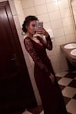 Its the best dress that i could imaged for my prom. The size was perfect but you must wear high heels because is super length. - Magda K.
