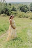 Because of the ability to tie this dress I chose to wear it for my maternity photos! I will say that while not pregnant the skirt has a LOT of material. My husband says it doesn't look bad, but it does make it incredibly warm! - Johanna S.