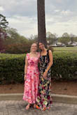 Wore this to my sister's spring country club wedding and it looked and felt amazing. Only order this dress if you want to hear compliments all night long! It fit like a glove in the waist, hips, and even my bust (and I am the president of the ittybitty committee). I tried it on without a sticky bra but ended up wearing one to help fill out the top more and it worked great. I did tie down the bows pretty tight, and they survived my chaotic dancing, complete with doing "white girl arms", with no slippage. The length of this dress was perfect for my 5'4 self with one chunky heels and it wasn't too long when I was barefoot on the dance floor. I cannot recommend this dress enough!! - Madison R.