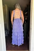Loved how this dress fit. I'm 5'11, so the dress didn't touch the ground, but I loved the length with my 3 in heels. Got tons of compliments - Elizabeth C.