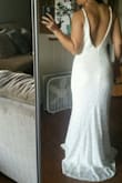 This is a gorgeous dress. I was highly considering it as my wedding dress but decided to choose a different Lulu's dress. I love the classy high neck and sexy low back. The quality is great! I was shocked since it is so inexpensive. - Samantha W.