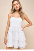 I ordered this for my bachelorette and was very disappointed with it. It looks completely different from the picture right here. It's way shorter and it cuts off right under the boob unlike the picture. I spent a lot of money hoping it would be cute and now I can't even return it. Highly recommend saving your money. - Hallie