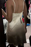 I had high hopes for this dress, thought it looked so cute. However the cream lace bodice is misshapen, with one side actually being straight and the other being bent. There's also some gaping issues under each armpit. I liked everything else about the dress which is why it gets 2 stars, but unfortunately I'll be returning. - Brittany A.